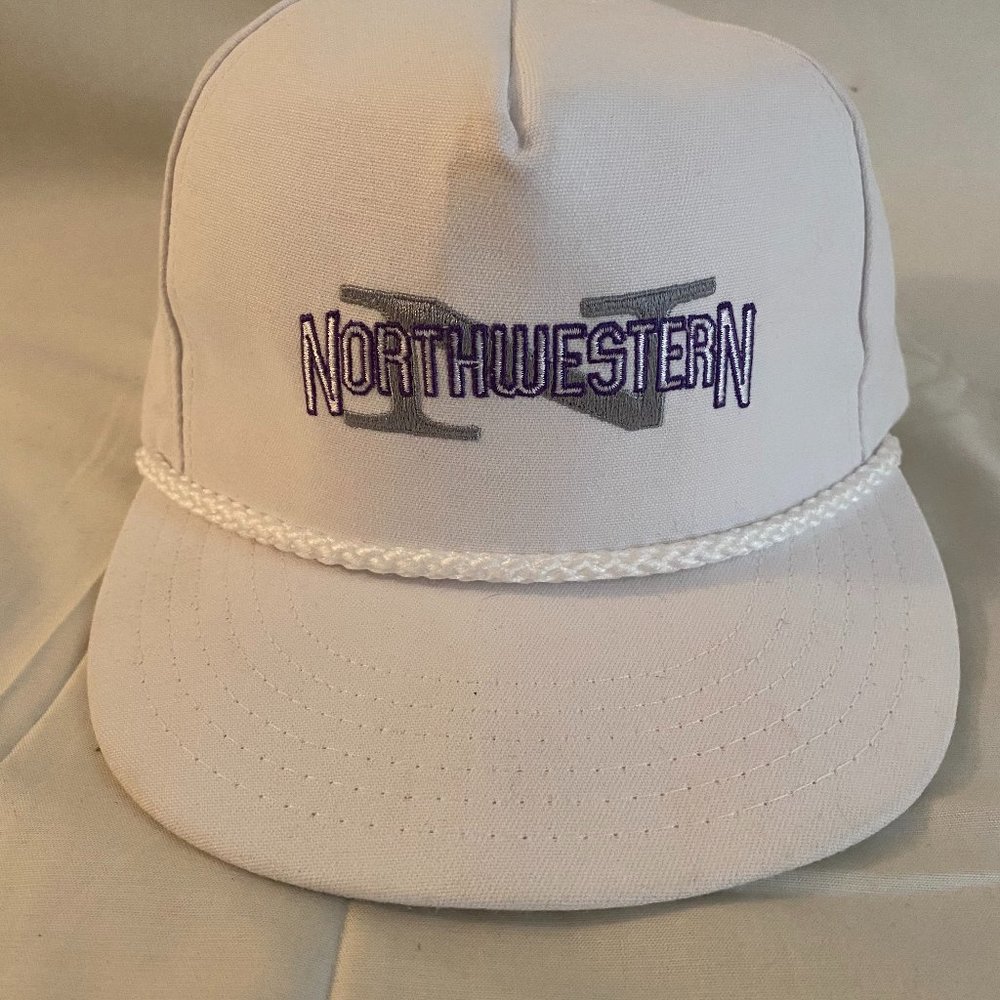 Vintage Northwestern University Baseball Hat Made in USA